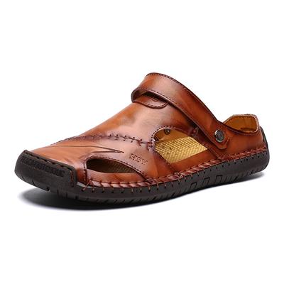 Moda Erkek yaz yeni kaymaz sandaletler Düz yumuşak ayakkabılar günlük sandaletler plaj erkek ayakkabıları 2024 sandaletler büyük beden