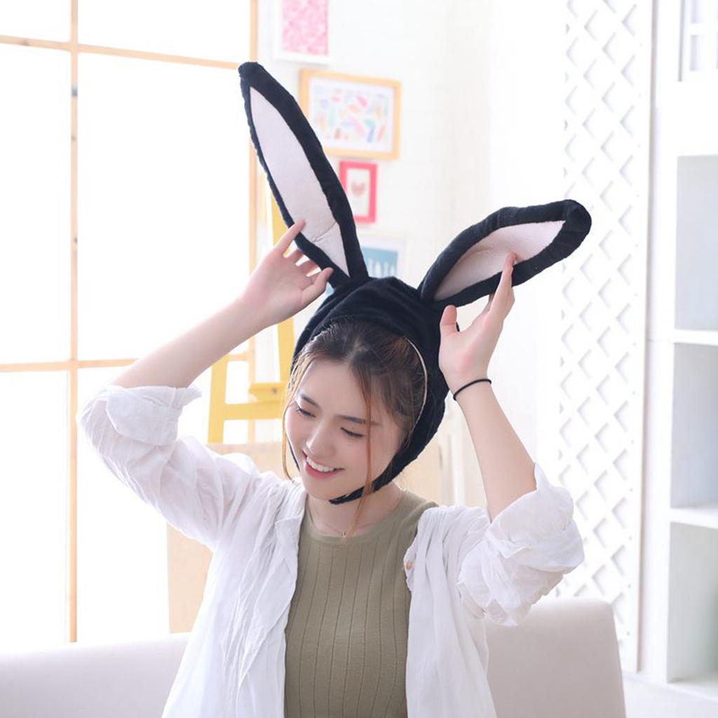 Bunny Hat Cartoon Rabbit Long Ears Plush Costume Hat for Winter Children’s Party Halloween Christmas Photo Prop