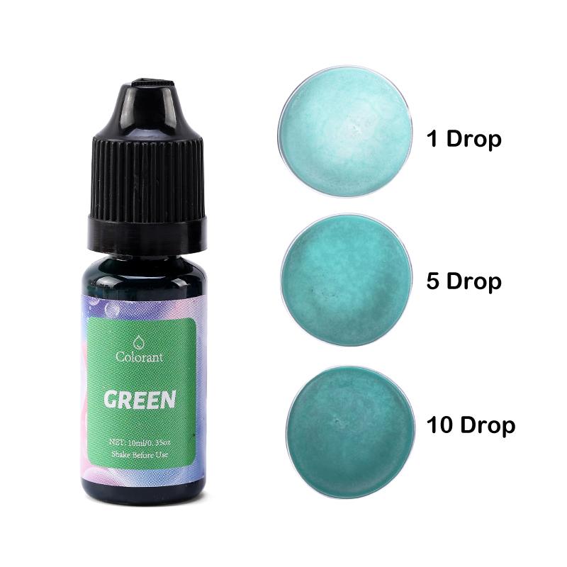 18 Colors 10ml Liquid Dye Candle Resin Pigment Colorant Resin Soy Wax Dye for DIY Candle Soap UV Epoxy Resin Mold Crafts Making