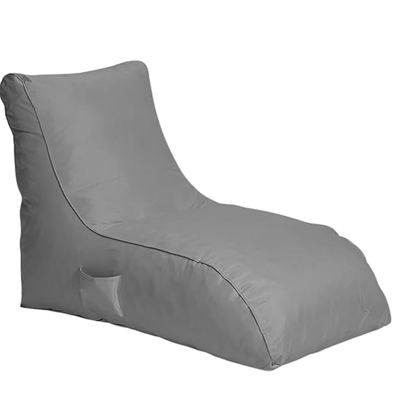 Jumbo Luxury Bean Bag Lounger with Beans Filled (Ready to Use)for Home, Office, Bedroom, Playroom, Living Room, Lounge Seating Color Yellow