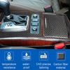 2Pcs Carbon Fiber Interior Gear Shift Cover Trim For Infiniti FX35/37/50 QX70