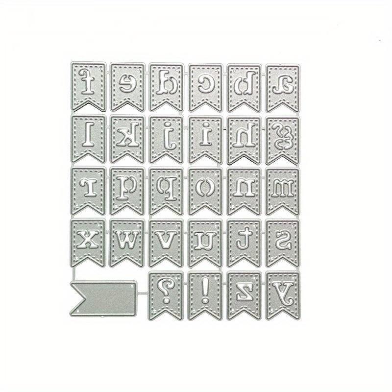 

1 шт. Форма для букв, символов, баннеров, металлических штампов, трафаретов для скрапбукинга, декоративного тиснения, шаблонов для высечки вручную silver