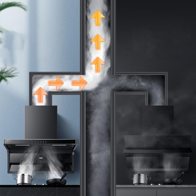 Ventilatore da scarico versatile da 80 mm con velocità regolabile per un raffreddamento e un'estrazione dell'aria efficaci in vari ambienti