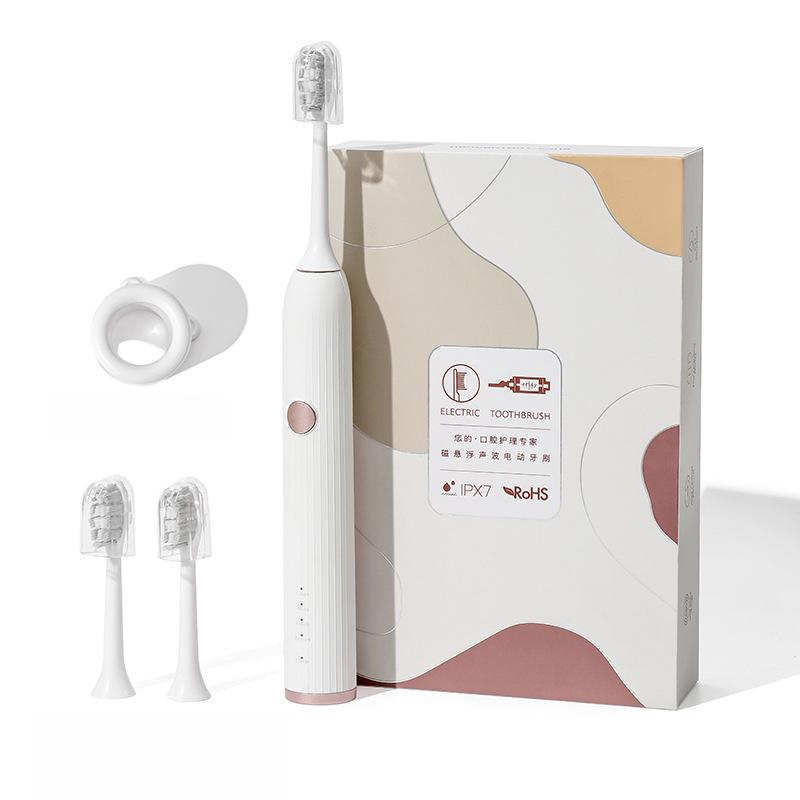 Gift Sonic Set Electric Toothbrush Adult Magnetic Levitation Soft Hair Rechargeable Smart Couple ProfessionalGrade