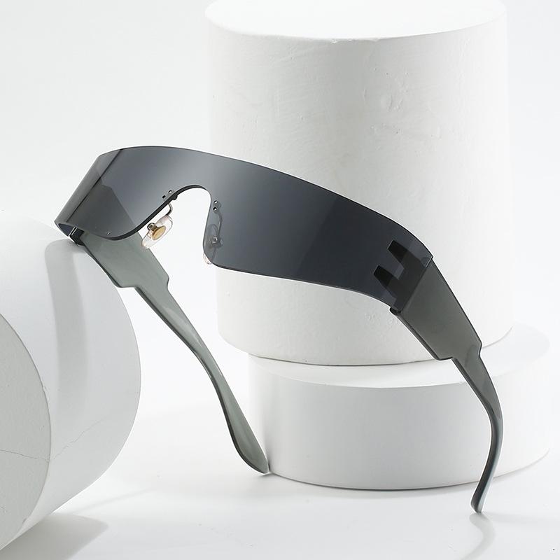 Unisex Frameless Sport Punk Sunglasses - Colorful Fashion Eyewear