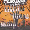 1 Sheet Coffin Press on Nails French Fake Nails Tips Full Cover Acrylic Nails Glossy Horrible Halloween False Nails