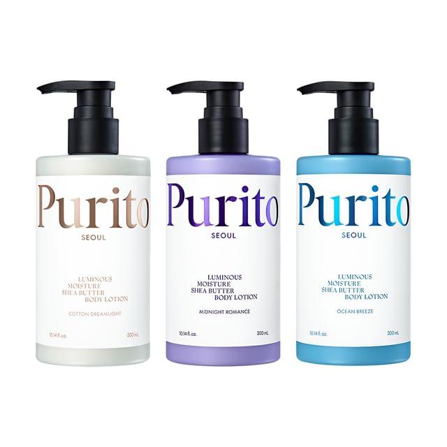 Purito SEOUL - Luminous Moisture Shea Butter Body Lotion - 3 Types Cotton Dreamlight