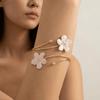 Colorful Open Arm Bangle Drip Oil Armband Fashion Flower Bracelet  Girls