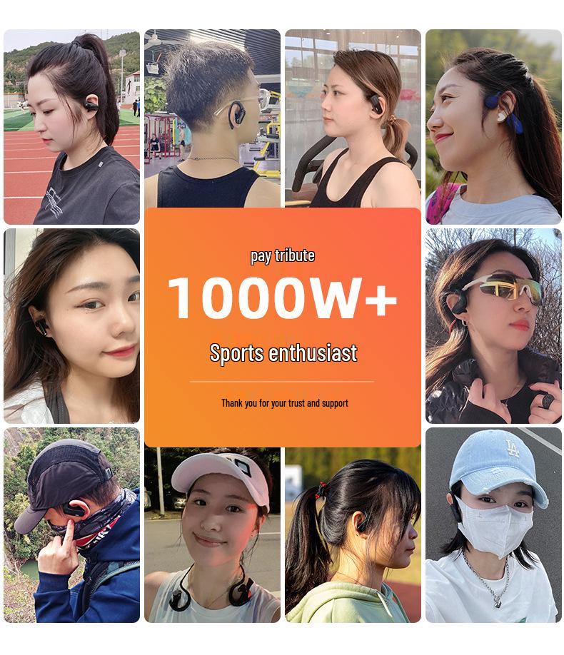 Sport Bluetooth TWS Ear-hook Earphones: Sweatproof, In-ear, HiFi Sound