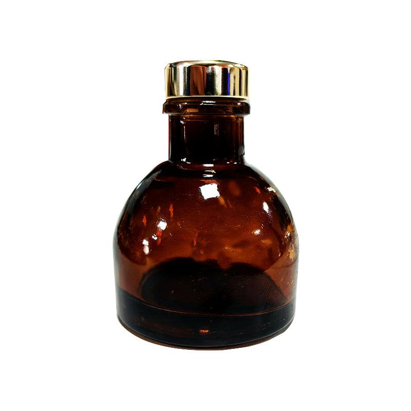 

1pc 50ml Empty Pink/White/Yellow/Black Aromatherapy Diffuser Bottles Reed Diffuser Glass Bottles for Home Fragrance Oil Gift Set 50ml&Black Cap шоколадний