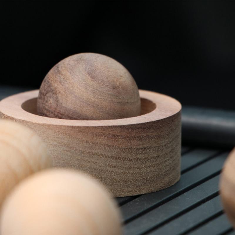 

Сферический диффузор для эфирных масел из массива дерева, деревянный диффузор для эфирных масел, ароматерапия для спальни, устранение запаха в помещении, домашний декор Black walnut ball-1