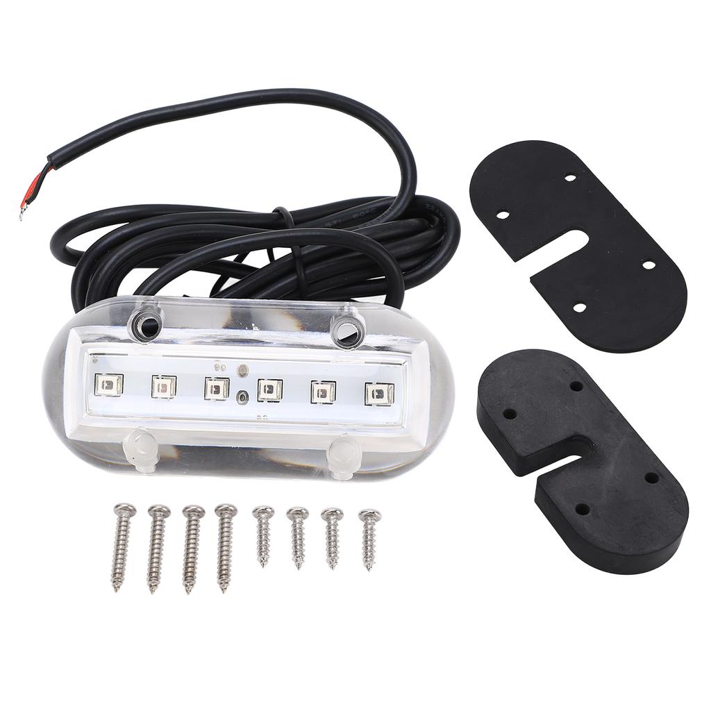 Blaue LED Unterwasserlicht IP68 Wasserdichte Marine Beleuchtung Lampe für Boot Yacht DC12V 1,1 W 18LM