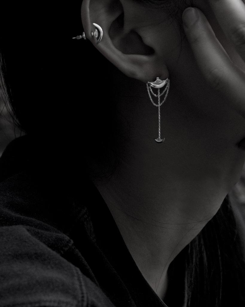 Sekhmet Anubis Spear Earrings