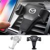 Auto Handyhalter Auto Lüftungsschlitz Clip Handyhalter für Mazda 2 3 6 CX5 CX3 CX6 RX7 MX5 CX9 CX7 Embleme Innenraumdekoration
