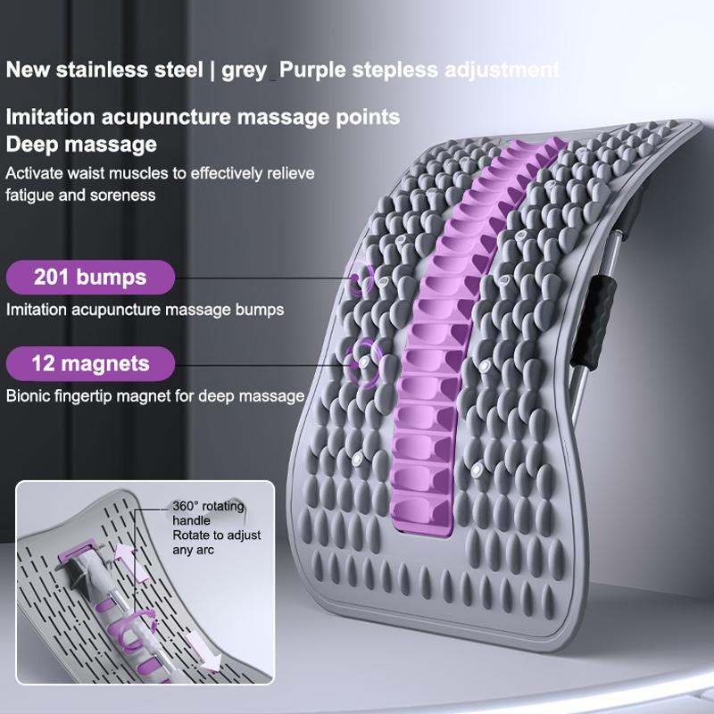 

Adjustable Back Stretcher For Yoga Waist Neck Massager Fitness Lower Back Stretching Board Lumbar Cervical Spine Support Fitness