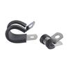 Pack of 176 Cable Clamps Assortment Set Rubber Insulated & Steel Cable Clamps Electrical Wiring Clamp for Automotive Use