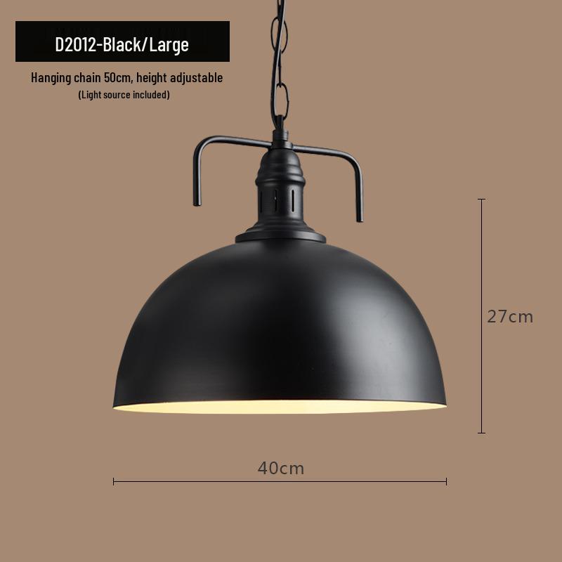 Industrial Retro Iron Pendant Lamp for Restaurants & Bars