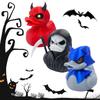 Grim Reaper Duck 3D Printed Grim Reaper Duck Halloween Little Devil Duck for Dashboard Desk Or Spooky Collectible Display