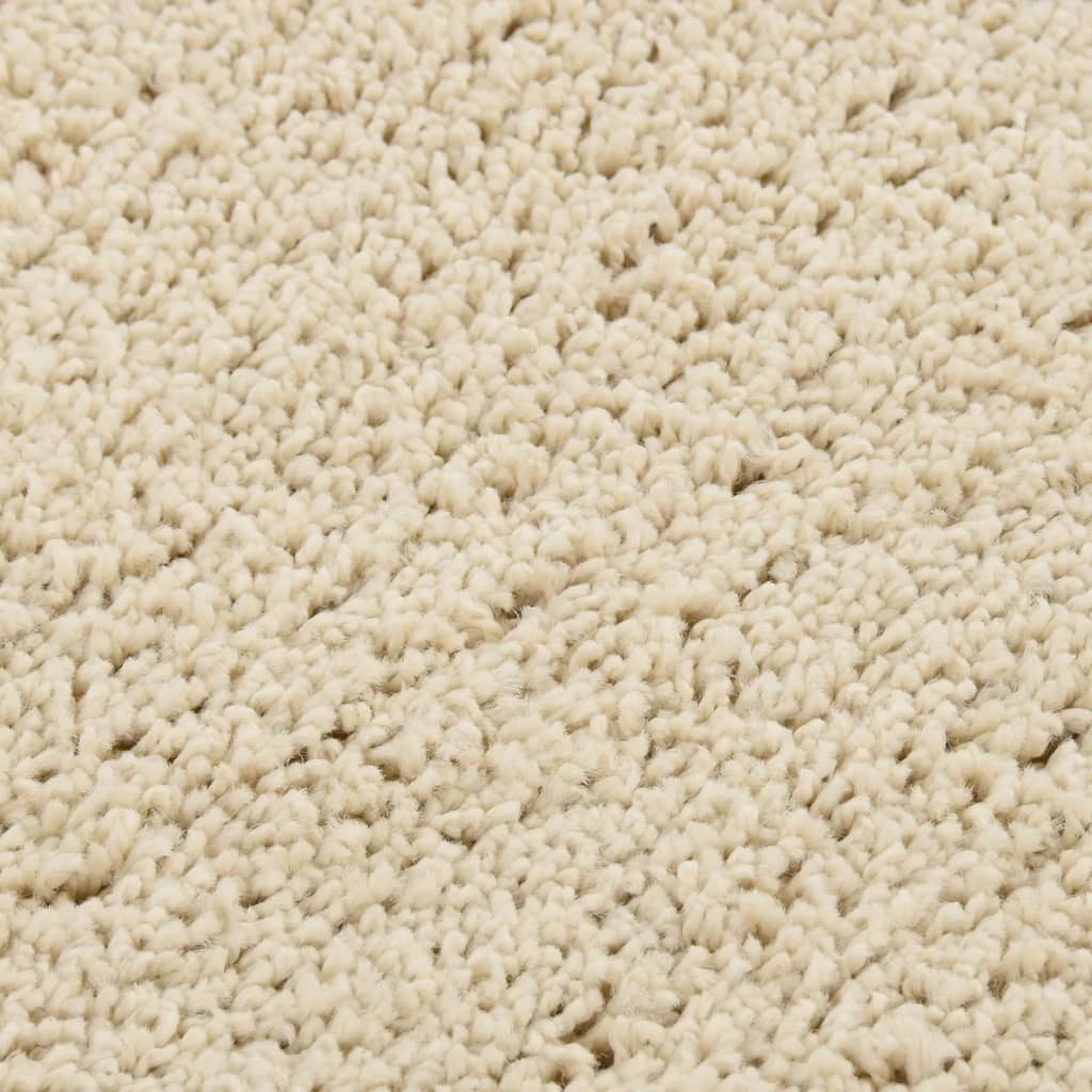 Vidaxl Shaggy Rug, Cream, 160X230 Cm, Non-Slip