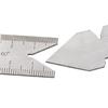 Machinists Grade Thread Center Gauge Set Steel Engraveds Marking Double Scale System Center Gauge For Various Standards