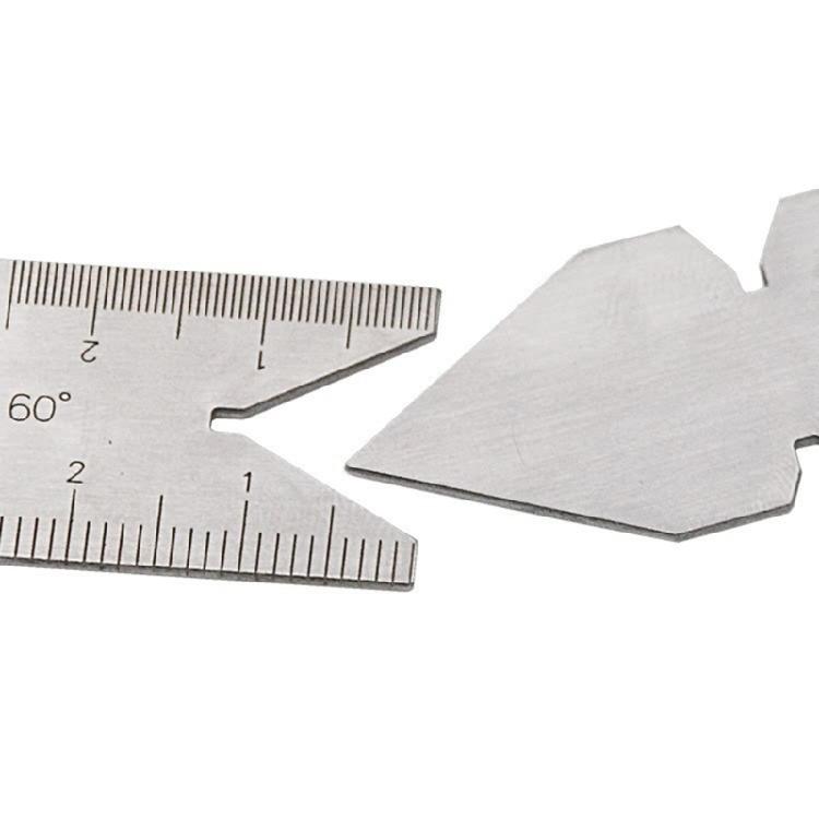 Machinists Grade Thread Center Gauge Set Steel Engraveds Marking Double Scale System Center Gauge For Various Standards