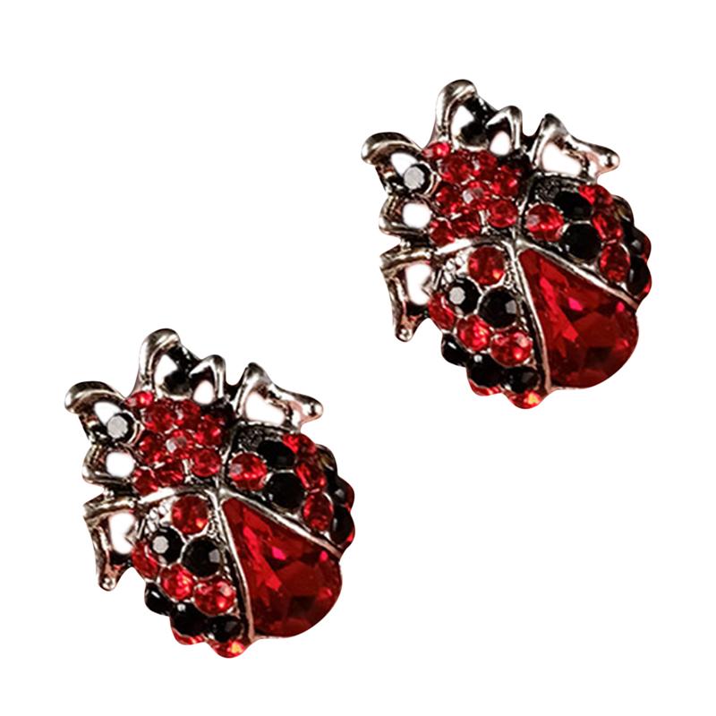 High -Quality Fashion Handmade Oil Insect Brooch Fashion Animal Brooch Rhinestone Female Jewelry Ladybug Brooch