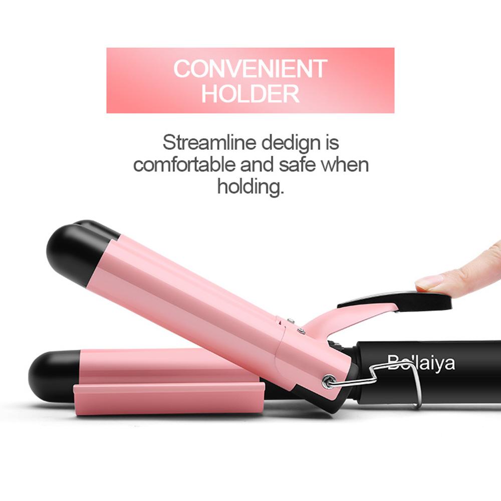 2022 New Wand Curling Iron Hair Curler Triple Barrels Ceramic Hair Curling Iron Professional Hair Waver Tongs Styler Tools