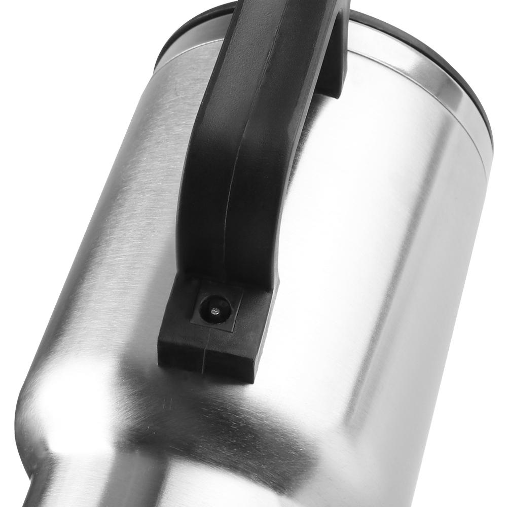 Vehicle Heating Cup Electric Heating Car Truck Cup Camping Travel Kettle Stainless Steel Water Coffee Milk Thermal Mug 12V 450ml