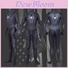 Atmungsaktiver Und Elastischer Spiderman Black Venom Zentai Anzug Mit Durchsichtigen Augen