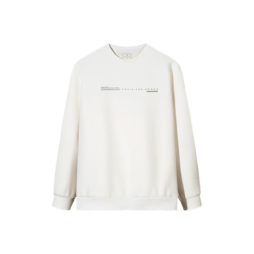Anta Casual Comfortable Simple Pullover Round Neck Sweatshirt Men tops 152537705-1