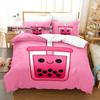 Angry Geometry Dash Beding Set Printed Bed Linen Set With Pilowcase Bed Soft Duvet Cover Soft Single Double Quen Super King-Sized Dimensionsd