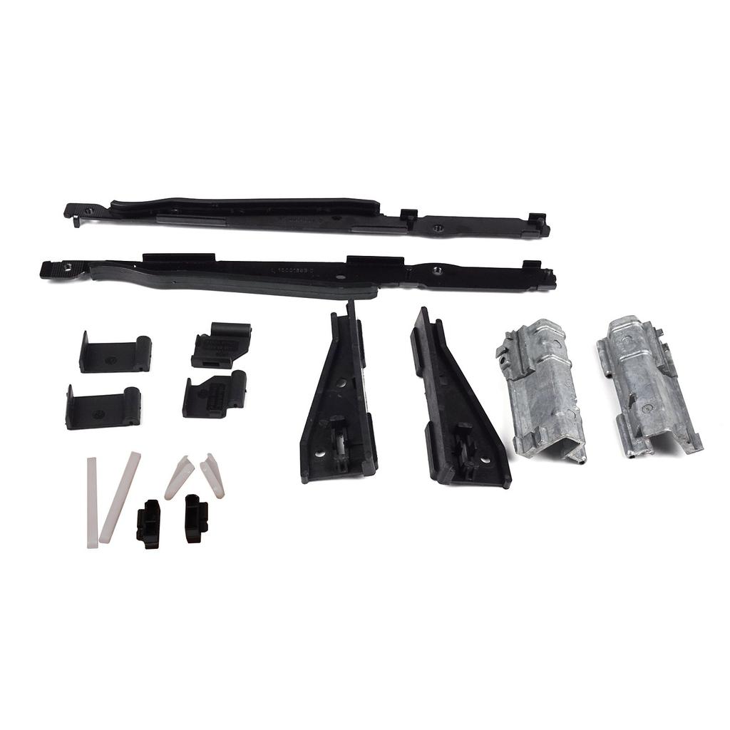 BSR40+BSR530 Sunroof Panoramic Roof Mounting Runner Track Slider Guide 54138408062 16 Pcs Set For BMW 5 E39 X3 E83 X5 E53 E70
