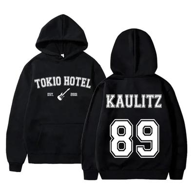 Rocková kapela Tokio Hotel Mikiny Kaulitz Potlač Muži Žena Nadrozmerná Mikina Hip Hop Mikiny Harajuku Pulóvre Unisex Oblečenie
