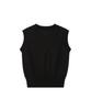 Rest&Recreation Double Line Knit Vest - Black