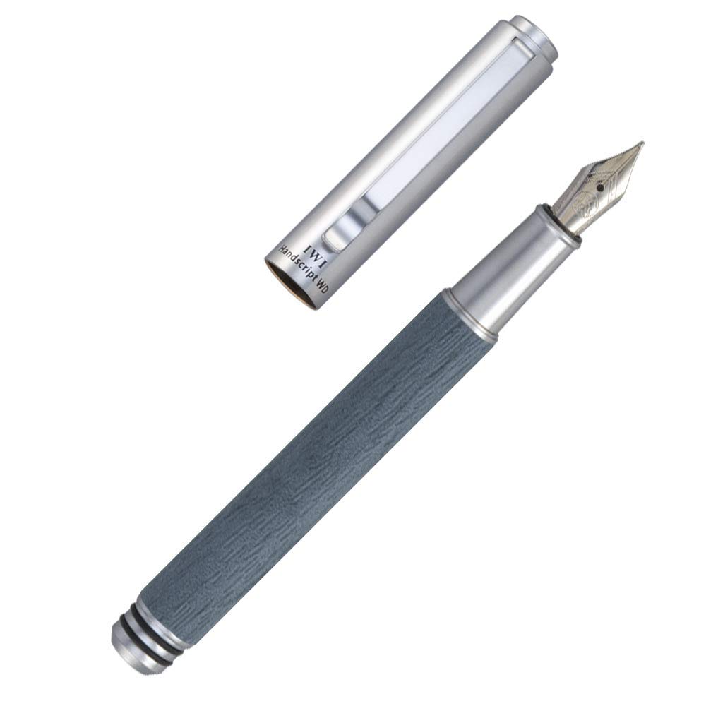 

Перьевая ручка IWI Extra Fine Hand Script Wood Blue D55D IWI-9S640