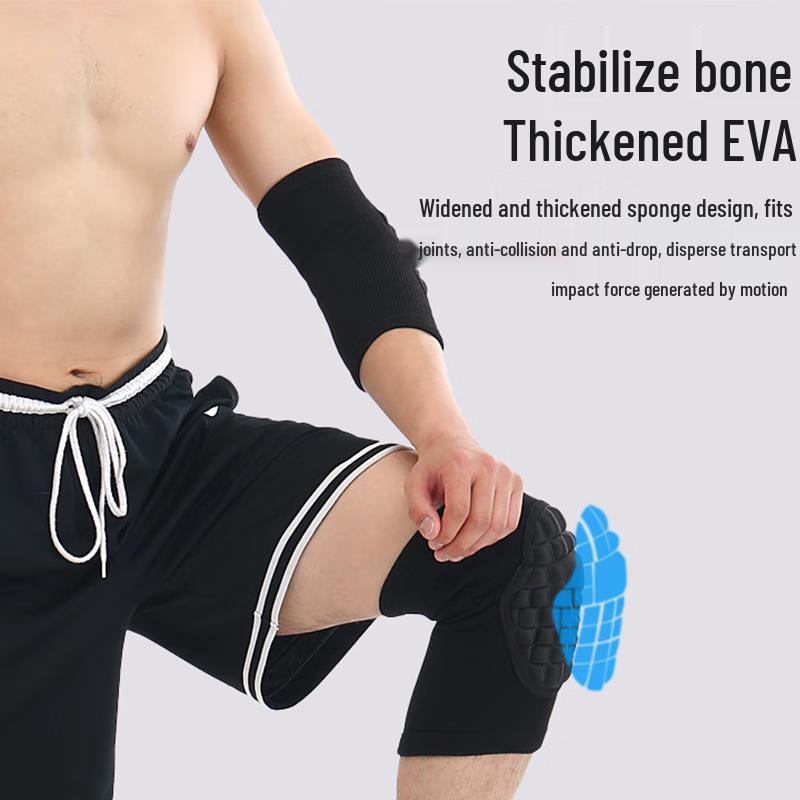 Outdoor Thickened Sponge Anti-Collision Sports Knee and Elbow Pads