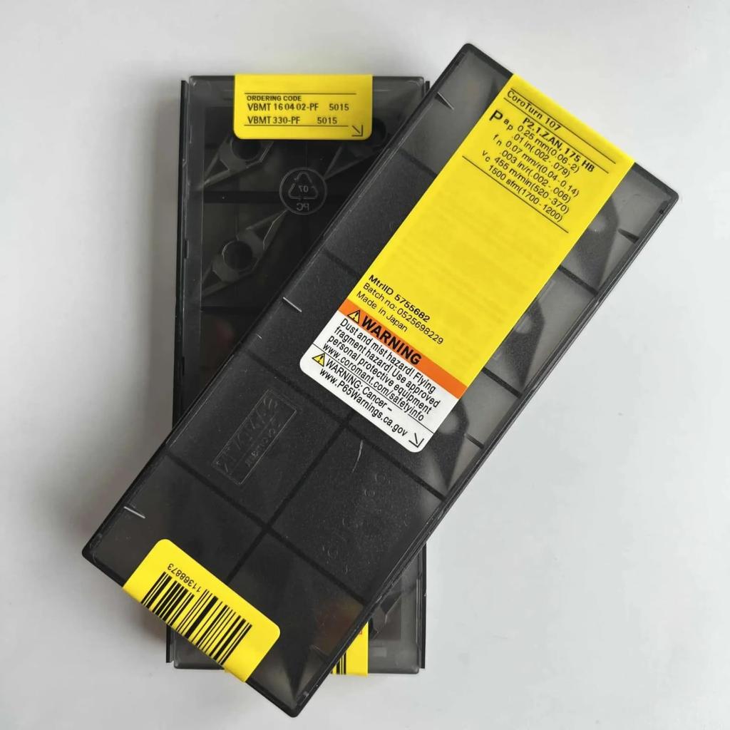 Original Sandvik / VBMT160402-PF 5015 /Carbide CNC Blade 10 PCS