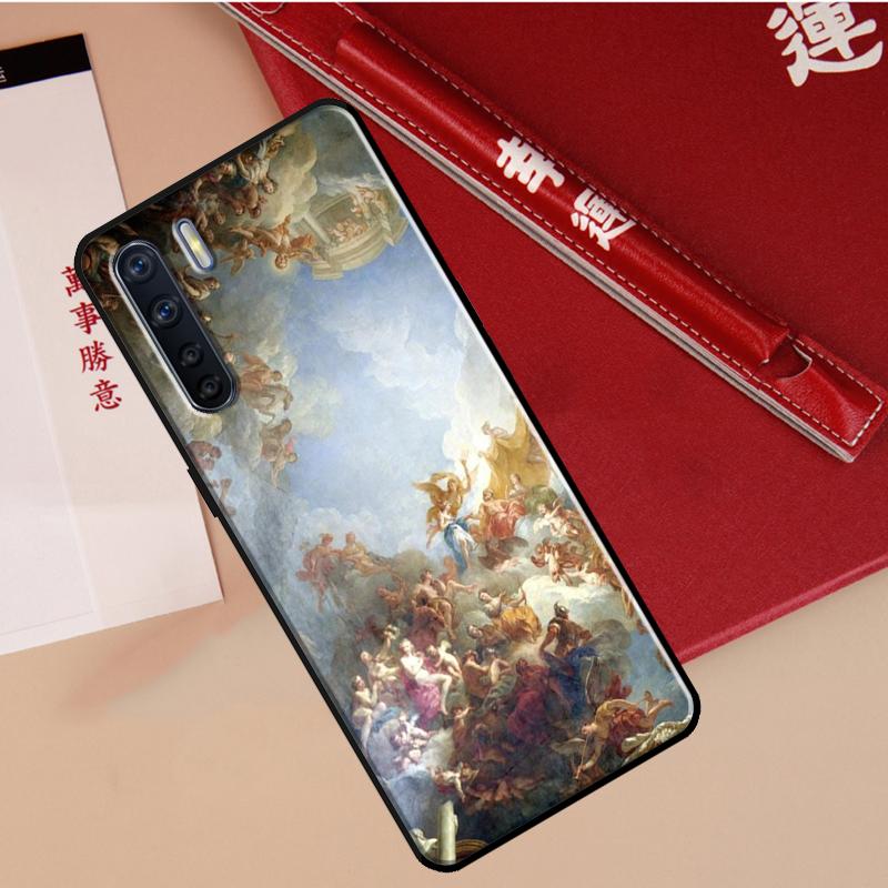 Renaissance Art Painting Case For Oppo A94 A18 A74 A57 A17 A77 A38 A58 A78 A98 A54 A80 A60 A40 A96 A76 A16 A15 A5 Pro