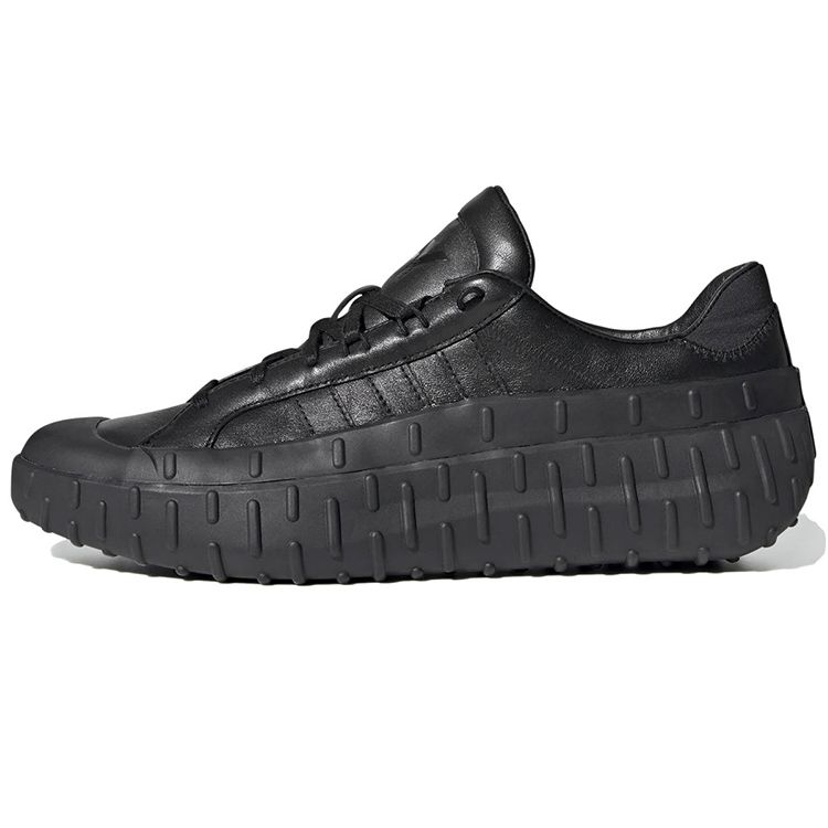 Y-3 Кожаные Модные Амортизирующие Нескользящие Износостойкие Спортивные Повседневные Кроссовки Унисекс Черные GZ9149