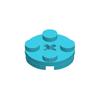 50PCS 4032 Plate Round 2 X 2 with Axle Hole Bricks Collections Bulk Modular GBC Toys For Technical MOC DIY Buildings Blocks
