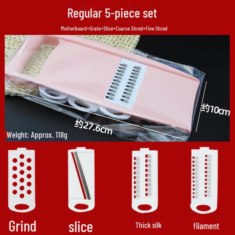 Stainless Steel Multifunctional Vegetable Cutter & Grater with Potato Peeler