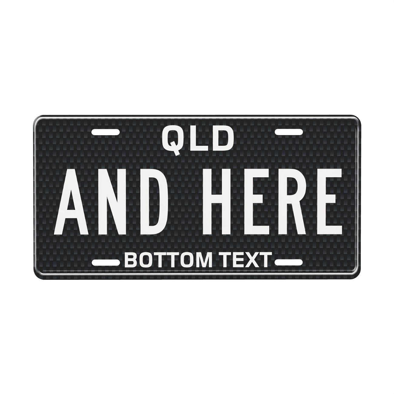 Personalized Custom Metal Tin Sign Retro Style for Home Bar Garage Wall Decor чёрный