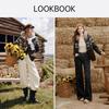 Xiangying Women's Hooded Sweater with Fur Collar