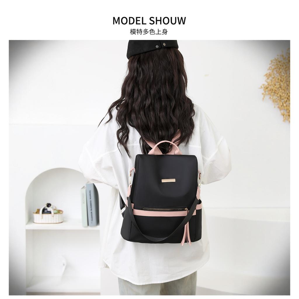 New large-capacity fashion backpack women's retro casual anti-theft schoolbag backpack women's shoulder bag
