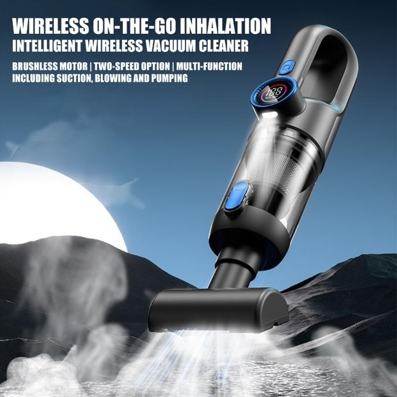 Handheld Vacuum Cordless Car Vacuum Cleaner High Power Rechargeable Battery Portable Rechargeable Mini Vacuum