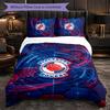 Blackburn Rovers Football 3 Piece Bedding Set Soft Duvet Cover Set with Pillowcases Printed Bedroom Decor Set for Home