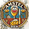 Vintage Amstel Bier Tin Sign 8x8 Retro Aluminum Wall Art for Home Bar Pub Decor