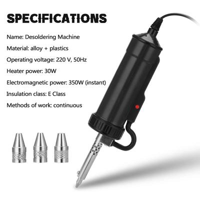 BBT-680 Aspirator Automat Portabil Electric pentru Cositor de Lipit, Vacuum, Pompă de Îndepărtare a Lipiturii, Mașină de Dezlipit