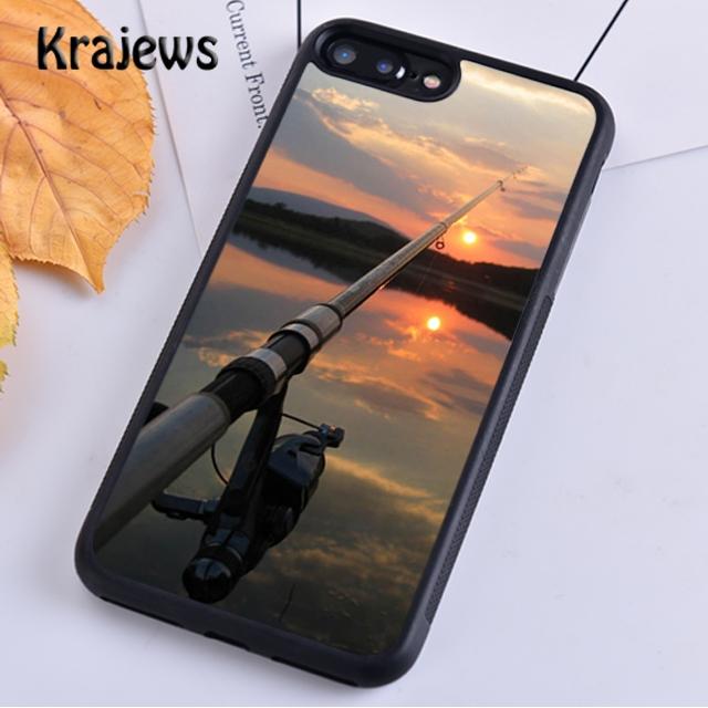 

Krajews Carp Fish Fishing Lake Sunset Phone Case Cover For iPhone 17 Air 16 15 14 plus 12 13 pro max Fundas iPhone 12pro max