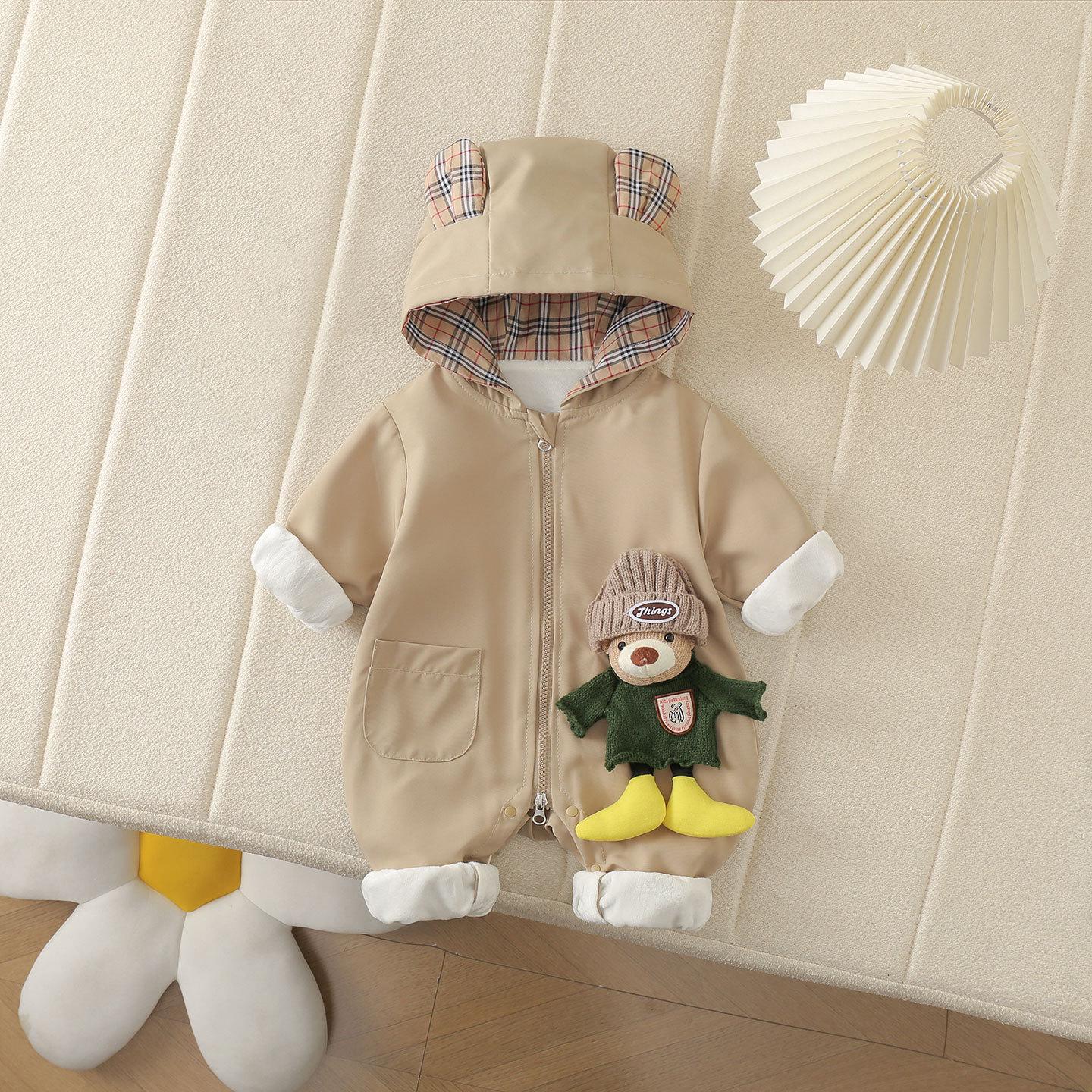 

Super Cute Cartoon Baby Romper - Windproof for Spring & Autumn Outings 100 cm